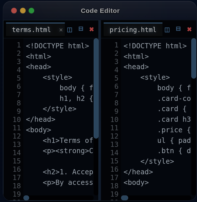 Code Editor