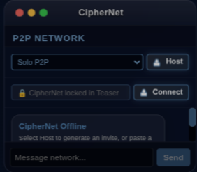 CipherNet P2P