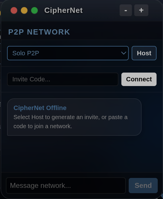 CipherNet P2P